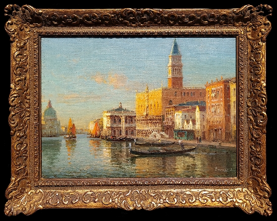 Antoine Bouvard Snr - Looking Towards The Doge's Palace