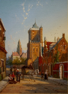 Dutch Canal Scene