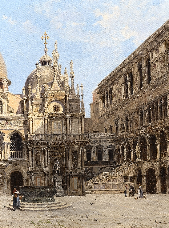 The Courtyard of the Doges Palace