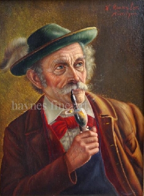 Old Gent Smoking
