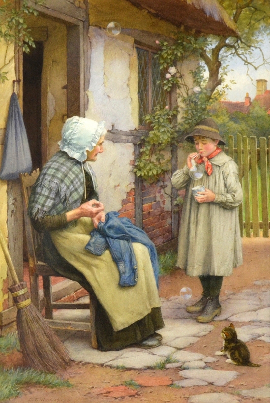 Charles Edward Wilson - Blowing Bubbles