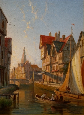 Dutch Street Scene