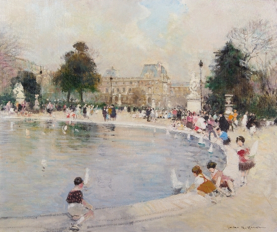 Jules Rene Herve - Jardin Des Tuileries, Paris
