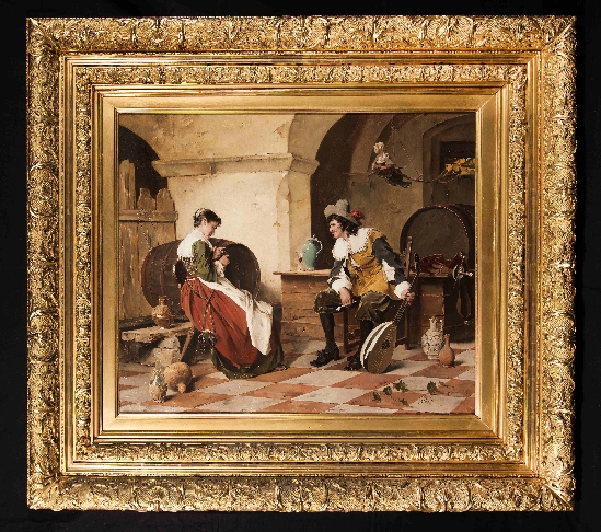 Ernst Meisel - A Courting Couple
