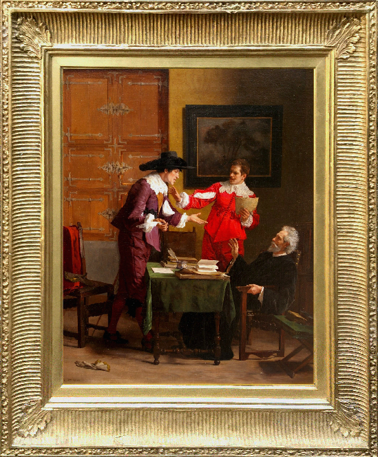 Louis Charles Auguste Steinheil - The Dispute