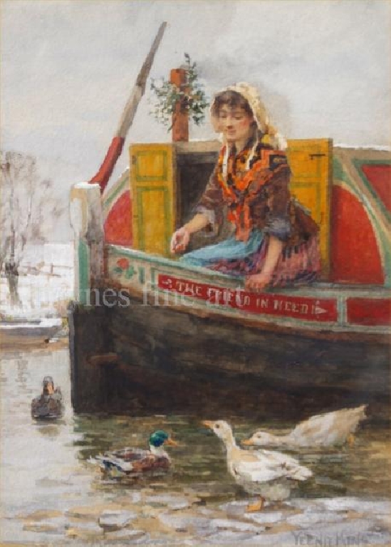 Henry John Yeend King, RBA, VPRI, ROI - The Christmas Dinner