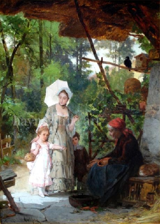 Carl Heinrich Hoff, the elder - A Friendly Visit