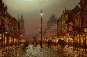 Briggate, Leeds at Night