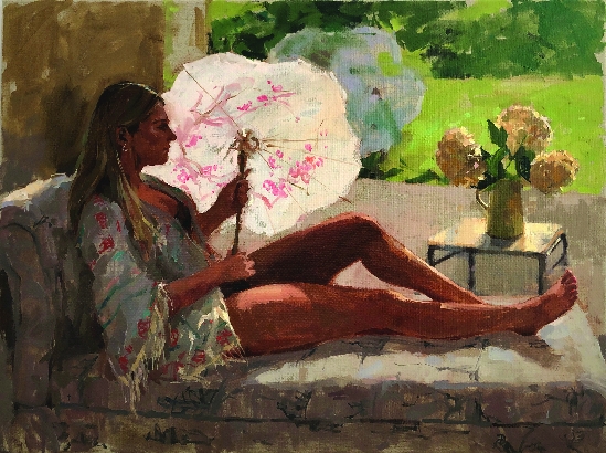 Haidee-Jo Summers ROI RSMA - Ellie with White Parasol