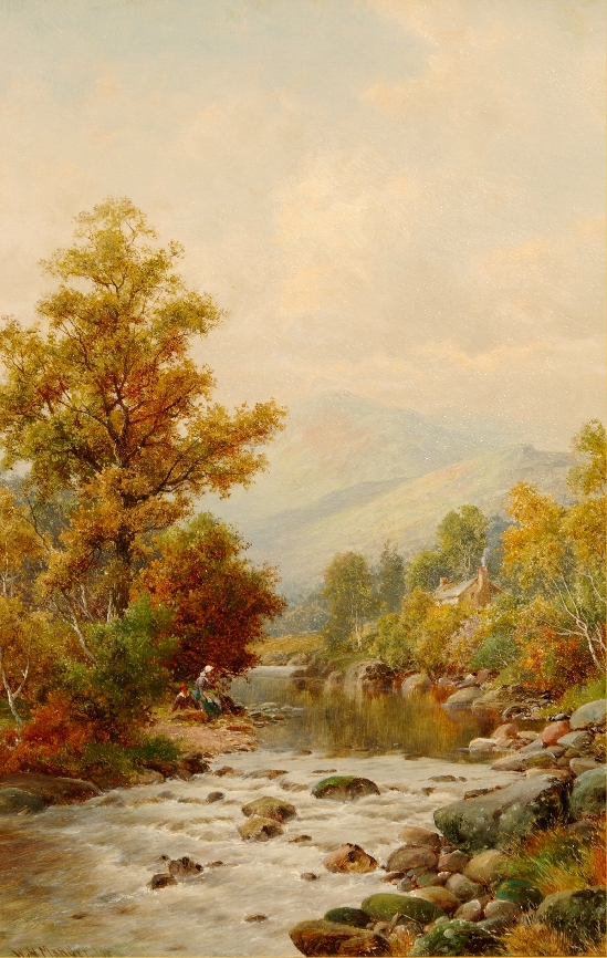 William Henry Mander - On the Arran near Dolgelly