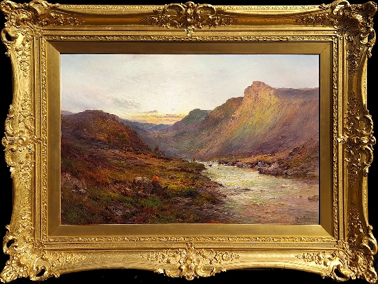 Alfred De Breanski Snr - A Selkirk Valley