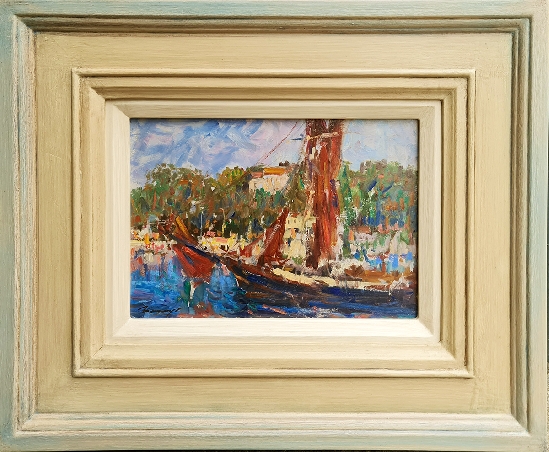 Ken Moroney - A French Port Scene