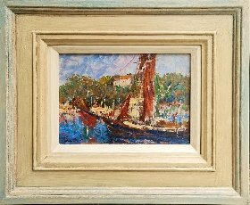 A French Port Scene