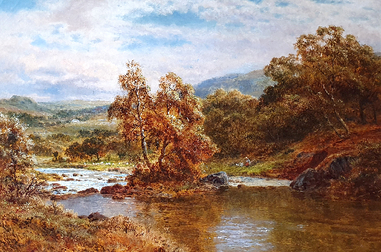 Robert Gallon - The Llugwy at Capel Curig, Wales