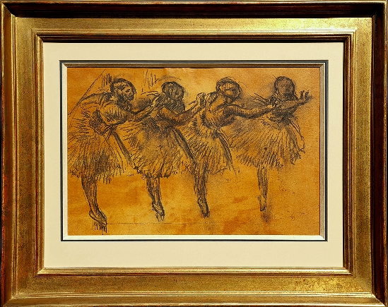 Edgar Degas - Four Dancers Evolving