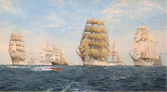 John Steven Dews - The Start 1976 Tall Ships Race, Race Bermuda to New York
