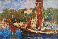 A French Port Scene