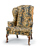 Tapestry Wing-Back Armchair