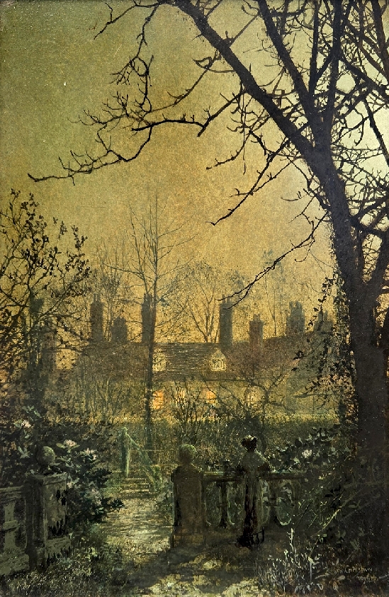 John Atkinson Grimshaw - Old House at Knostrop, Leeds