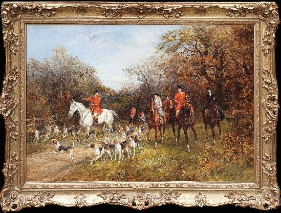 Heywood Hardy, ARWS, RPE - In Pursuit