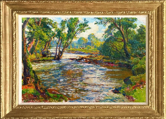 Samuel John Lamorna Birch, RA, RWS, RWA - The Shady Pool