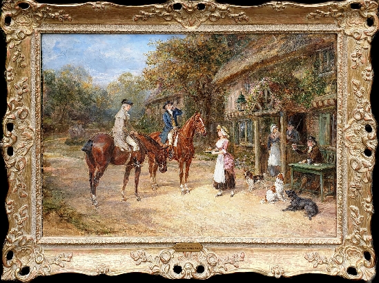 Heywood Hardy, ARWS, RPE - A Parting Glass