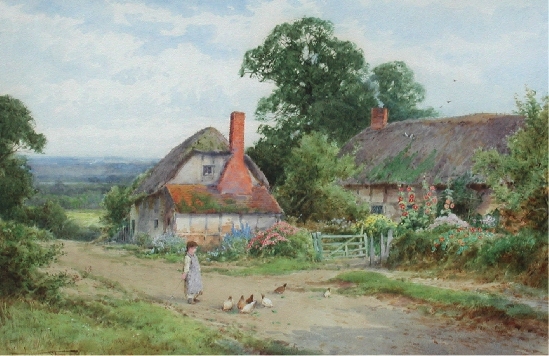 Henry John Sylvester Stannard, R.B.A., R.S.A. - A Country Lane