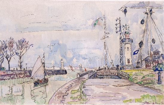 Paul Signac - Honfleur, 11 Fevrier 30