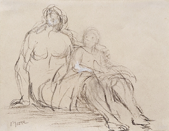 Henry Moore - Seated Mother and Child I