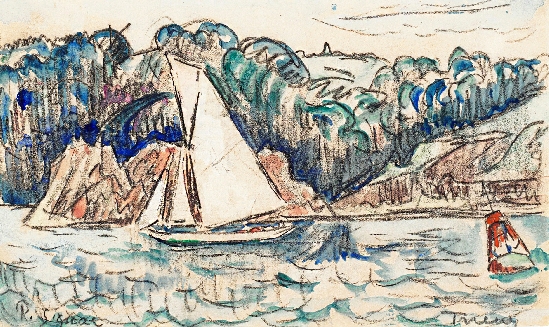 Paul Signac - Sur le Trieux