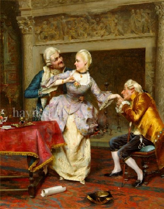 Pompeo Massani - The Old Suitors