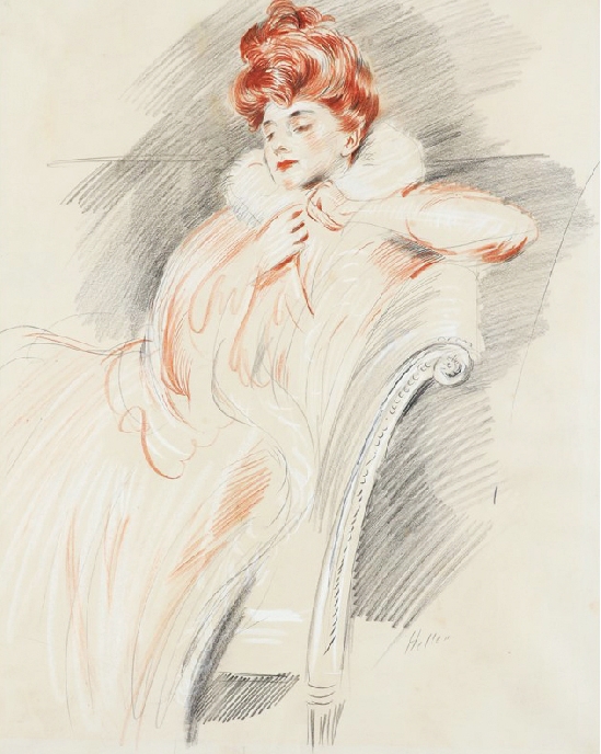 Paul C&eacute;sar Helleu - Madame Helleu