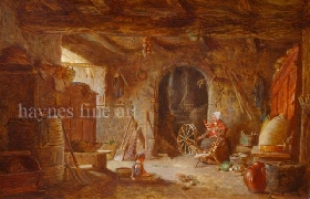 At the Spinning Wheel