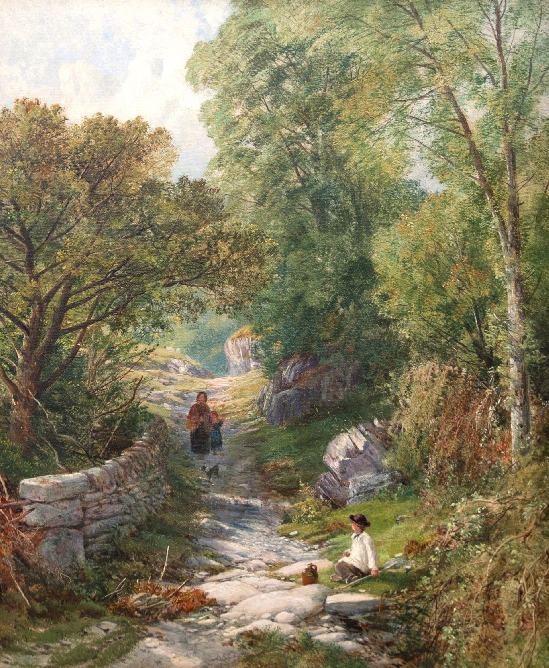 Frederick William Hulme - Woodland Stream