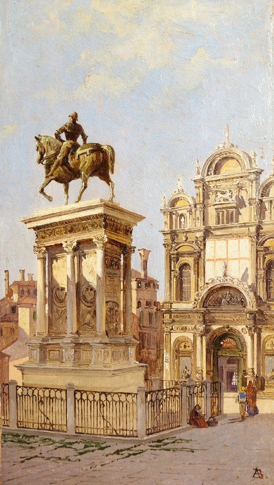 Antonietta Brandeis - The Equestrian Statue of Condotierro Bartolomeo Colleoni, Venice