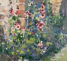 Norfolk Hollyhocks