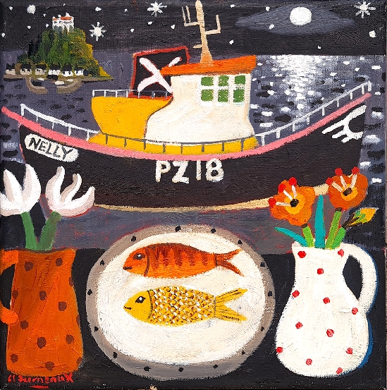 Alan Furneaux - Fishing Boat at St. Michael's Mount