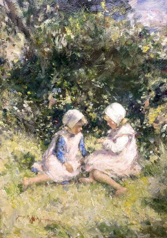 Robert Gemmell Hutchison, RSA, RBA, ROI, RSW - Ladybird