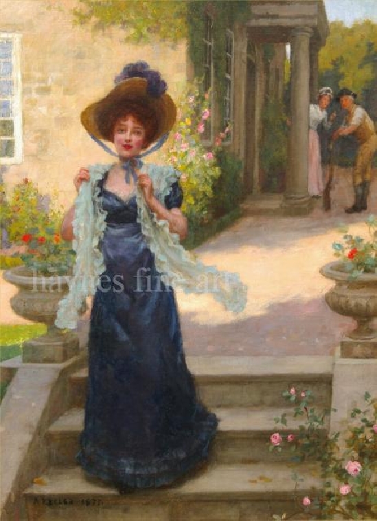 Albert Von Keller - An Afternoon Stroll