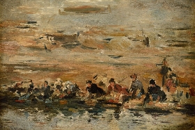 Washers on the banks of La Touques
