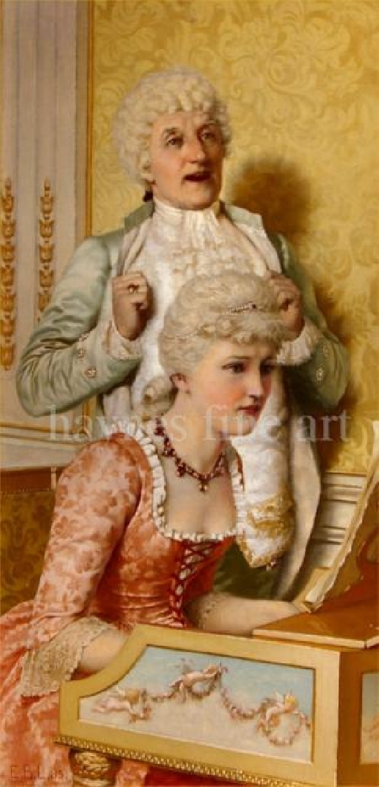 Edmund Blair Leighton - The Duet
