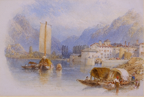 Myles Birket Foster , RWS - Lake Como
