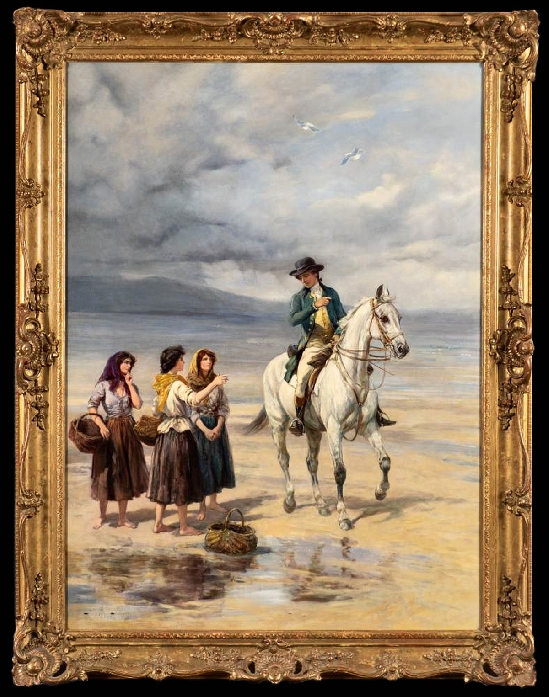 Heywood Hardy, ARWS, RPE - Along the Sands