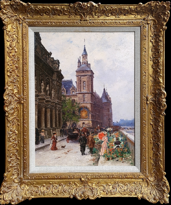 Charles Bertier - The Flower Market