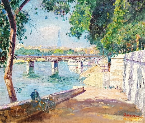 Lucien Adrion - Below the Pont des Arts