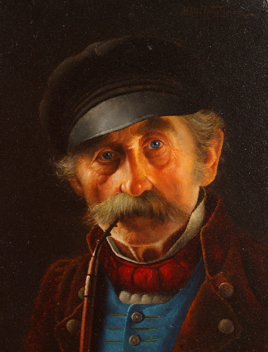 Albert Wagner - Portraits of a Lady and Gentleman