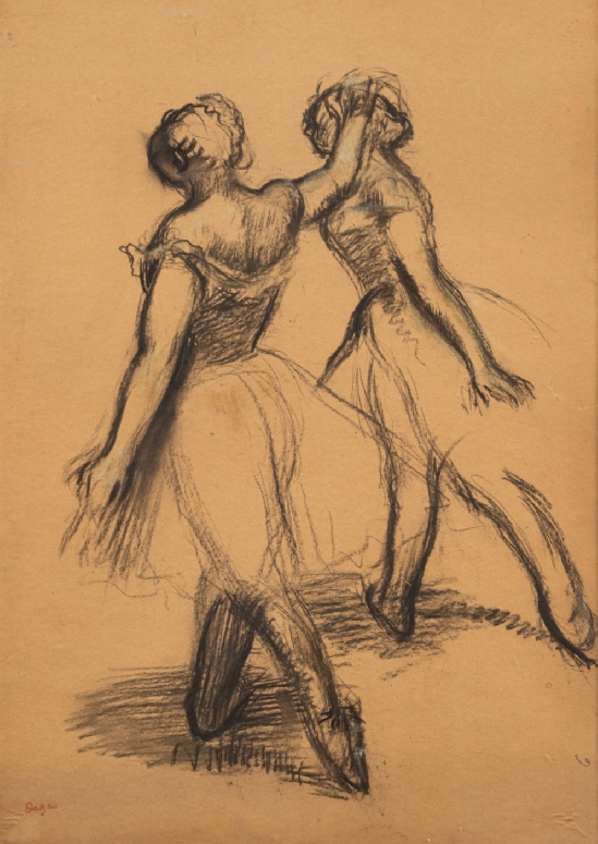 Edgar Degas - Two Dancers