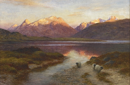 Joseph Farquharson - The Rosy Flush of Dawn