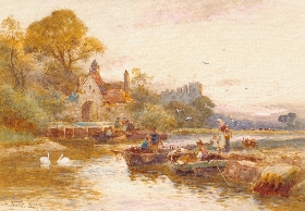 The old water gate, Beauleiu, New forest