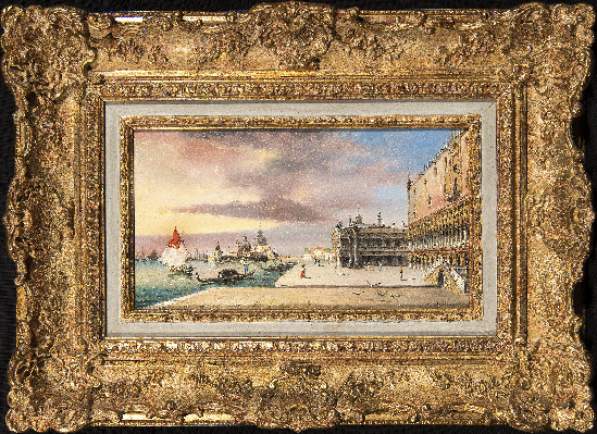 Carlo Grubacs - The Grand Canal, with the Basilica Santa Maria